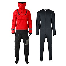 Traje Seco Y Traje Interior Typhoon Ps440 2.0 He | Con-Zip - Rojo/Negro Traje Seco Y Traje Interior Typhoon Ps440 2.0 He | Con-Zip - Rojo/Negro