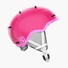 Salomon Niños Grom Casco De Esquí / Snowboard - Rosa Brillante