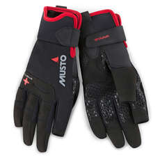 Musto Performance Long Finger Sailing Gloves - - Negro