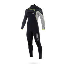 Mystic Drip 4/3 Gbs Front Zip Wetsuit - Negro / Gris Mystic Drip 4/3 Gbs Front Zip Wetsuit - Negro / Gris