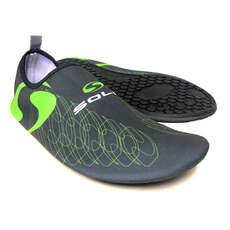 Zapatos De Playa Ligeros Soles Active Solales - Graphite Lime