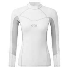 Gill Womens Pro Rash Vest Manga Larga - Blanco - 5020W