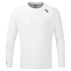 Camiseta De Manga Larga Gill Race - Blanco - Rs37