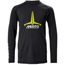 Musto Youth Insignia Uv Fast Dry Rash Guard - Negro 80803