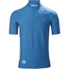 Musto Sunblock Dynamic Short Rash Guard - Sky Diver Blue 81216