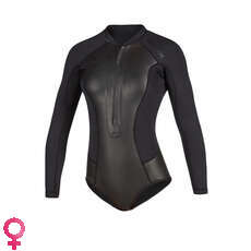 Mystic Womens Diva 2 / 2Mm Front-Zip Longarm Super Shorty - Negro Mystic Womens Diva 2 / 2Mm Front-Zip Longarm Super Shorty - Negro