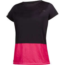 Mystic Womens Diva Shortsleeve Quickdry Top - Azalea 190098