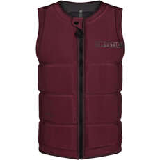 Gilet Impact Mystic Star Wake Boarding Front-Zip - Rouge Oxblood