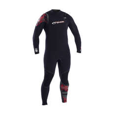 Traje De Neopreno Con Cremallera Delantera Typhoon Kona Liquid Seam 3 / 2Mm - Rojo Rústico - 250702