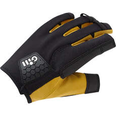 Guantes De Navegación Con Dedos Cortos Gill Pro - Negro 7443