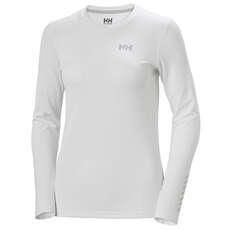 Top Helly Hansen Mujer Lifa Active Solen Ls - Blanco 49352