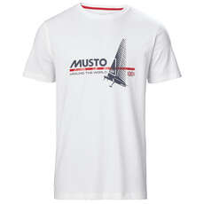 T-Shirt Musto Ocean Born Blanc 82060