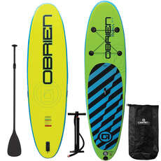 Paquete Sup Hinchable Obrien Kona 10'6 "- Lima Paquete Sup Hinchable Obrien Kona 10'6 "- Lima