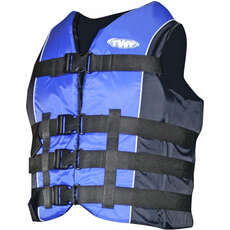 Gilet De Sports Nautiques Et De Ski Twf 4 Buckle - Bleu