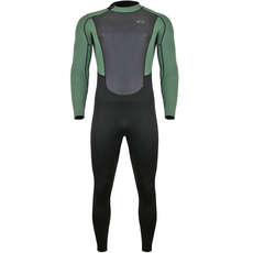 Traje De Neopreno Typhoon Storm3 3 / 2Mm Back Zip - Negro / Verde 250775