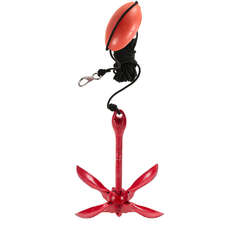 Cressi Squid Kayak Plegable Y Juego De Ancla Sup - Rojo Ns000000