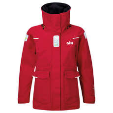 Gill Mujeres Os2 Offshore / Chaqueta De Navegación Costera - Rojo