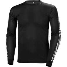 Helly Hansen Lifa Stripe Thermal Base Layer Top - Negro 48800