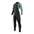 Traje De Neopreno Con Cremallera Frontal Mystic Marshall 5/3 Gbs - Negro/verde 220010