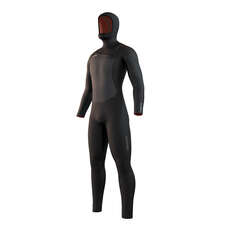 Traje De Neopreno Completo Mystic Voltt Hooded 6/4 / 3Mm Con Cremallera Frontal - Negro 220000