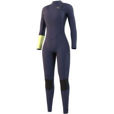 Mystic Womens Dazzled 5/3 Double Front Zip Wetsuit - Bleu Nuit 220093