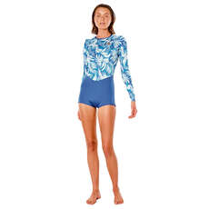 Traje De Neopreno De Primavera Rip Curl G-Bomb 1Mm Ls Boyleg Para Mujer - Teal Wspycw