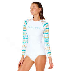 Top Rip Curl Mujer Summer Breeze Ls Uv Rash - Blanco - 117Wrv