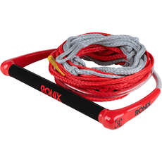 Ronix Combo 2.0 Wakeboard Paquete De Cuerda Y Mango - Rojo