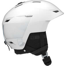 Salomon Mujer Icon Lt Ca Esquí / Casco De Snowboard - Blanco