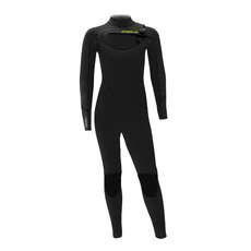 Traje De Neopreno Con Cremallera Frontal Sola Kids System 5/4Mm - Negro A1507