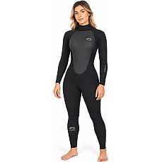 Traje De Neopreno Typhoon Storm5 5 / 4Mm Backzip Para Mujer - Negro Traje De Neopreno Typhoon Storm5 5 / 4Mm Backzip Para Mujer - Negro