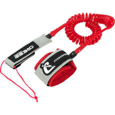 Cressi Coiled Sup Leash 10Ft - Rojo