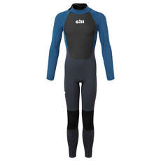 Traje De Neopreno Gill Junior Pursuit De 4/3 Mm - Azul Atlántico - 5029J