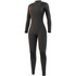 Mystic Mujeres Jayde 5/4Mm Pecho-Zip Fullsuit Traje De Neopreno - Negro 230012