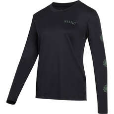 Mystic Mujeres Jayde Long-Sleeve Rashvest - Negro 230156