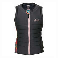 Gilet D'impact Avec Fermeture Éclair Sur Le Devant Pour Femmes Mystic Juice Wake Boarding - Gris Foncé 230153