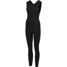 Mystic Womens Brand 2Mm Back-Zip Long Jane Wetsuit - Negro 230102