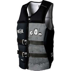 Ronix Volcom Capella 3 Cga Impact Vest - Recortes Negro / Blanco