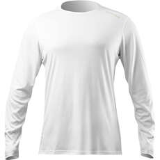 Top Zhik Uvactive De Manga Larga De Secado Rápido Uv50+ - Blanco Atp-0070