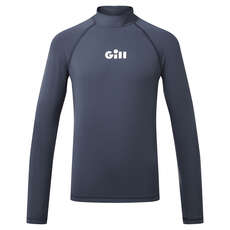 Gill Junior Zenzero Rash Vest Manica Lunga - Blu Scuro - 5109J