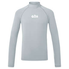 Gill Junior Zenzero Rash Vest Manica Lunga - Grigio Chiaro - 5109J