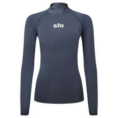 Gill Womens Zenzero Rash Vest Manches Longues - Marine Foncé - 5109W