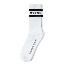 Calcetines De La Marca Mystic, Color Blanco 240065