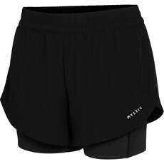 Pantalones Cortos Deportivos Con Forro De Secado Rápido Ida Mystic Para Mujer  - Negro 240271