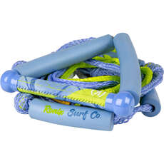 Ronix Womens 25' Bungee Surf Rope Con Maniglia - Lavanda