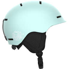 Casco De Esquí / Snowboard Salomon Orka Para Niños Y Adolescentes  - Aqua Blanqueado