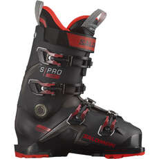 Botas De Esquí Salomon S/pro Hv 100  - Negro / Rojo