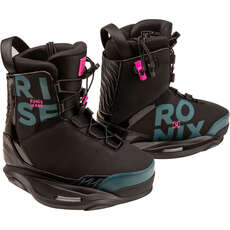 Botas De Wakeboard Ronix Rise Intuition - Negro/verde Azulado