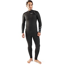 Traje De Neopreno Gul Response 5/4 Mm Con Cremallera En El Pecho Y Costura Invisible - Negro/Camuflaje Traje De Neopreno Gul Response 5/4 Mm Con Cremallera En El Pecho Y Costura Invisible - Negro/Camuflaje