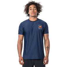 Camiseta Uv De Manga Corta Suelta Rip Curl Wilder - Azul Marino - Wle9Hm